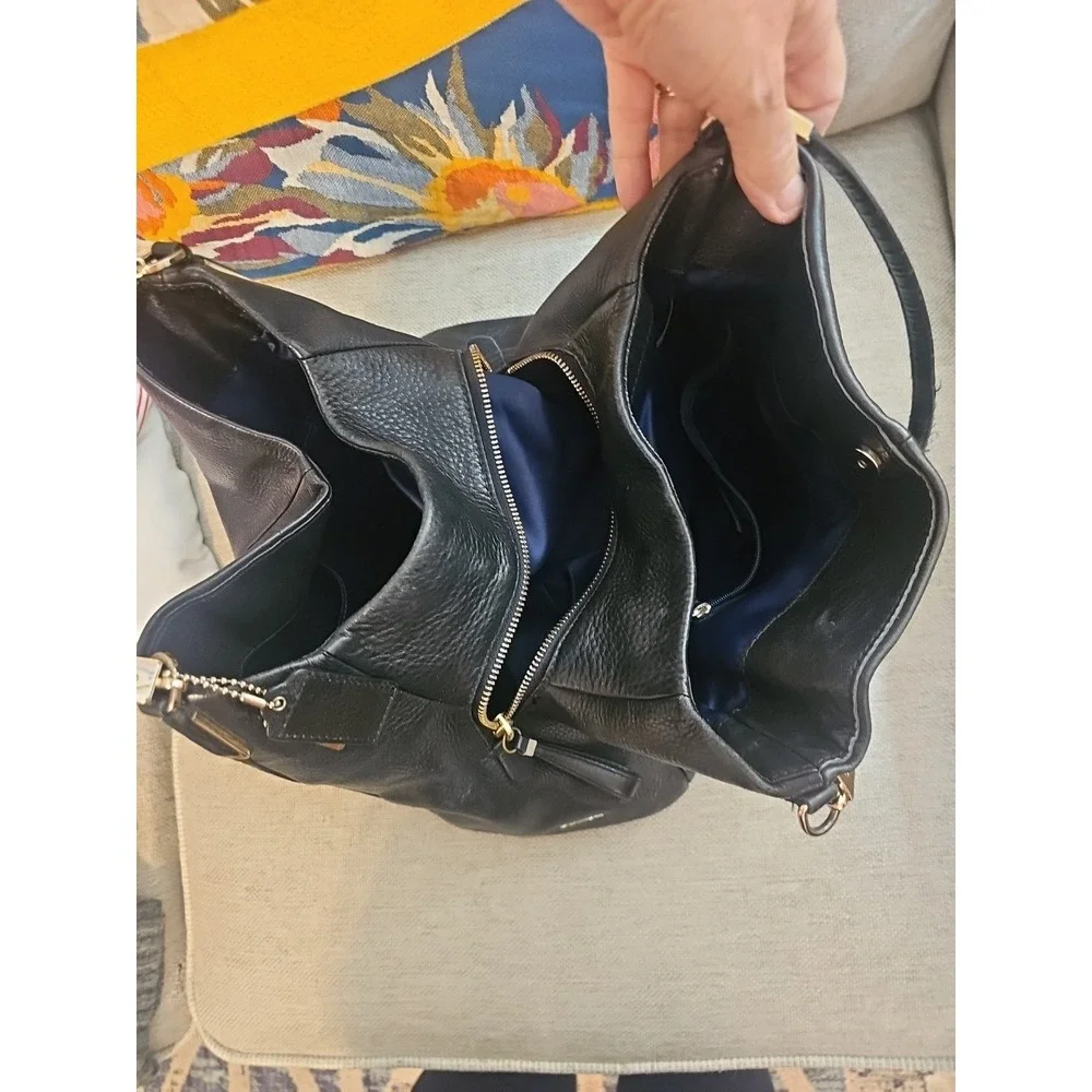 Coach Black Pebbled Leather Double Handled Madison Bag E1376-26224